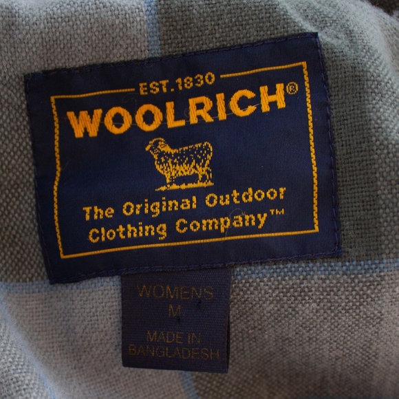 Feather White Classic All Weather Woolrich Coat - Picture 8 of 8